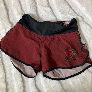 Inknburn
Tattoo sz2 Red Floral Running Shorts